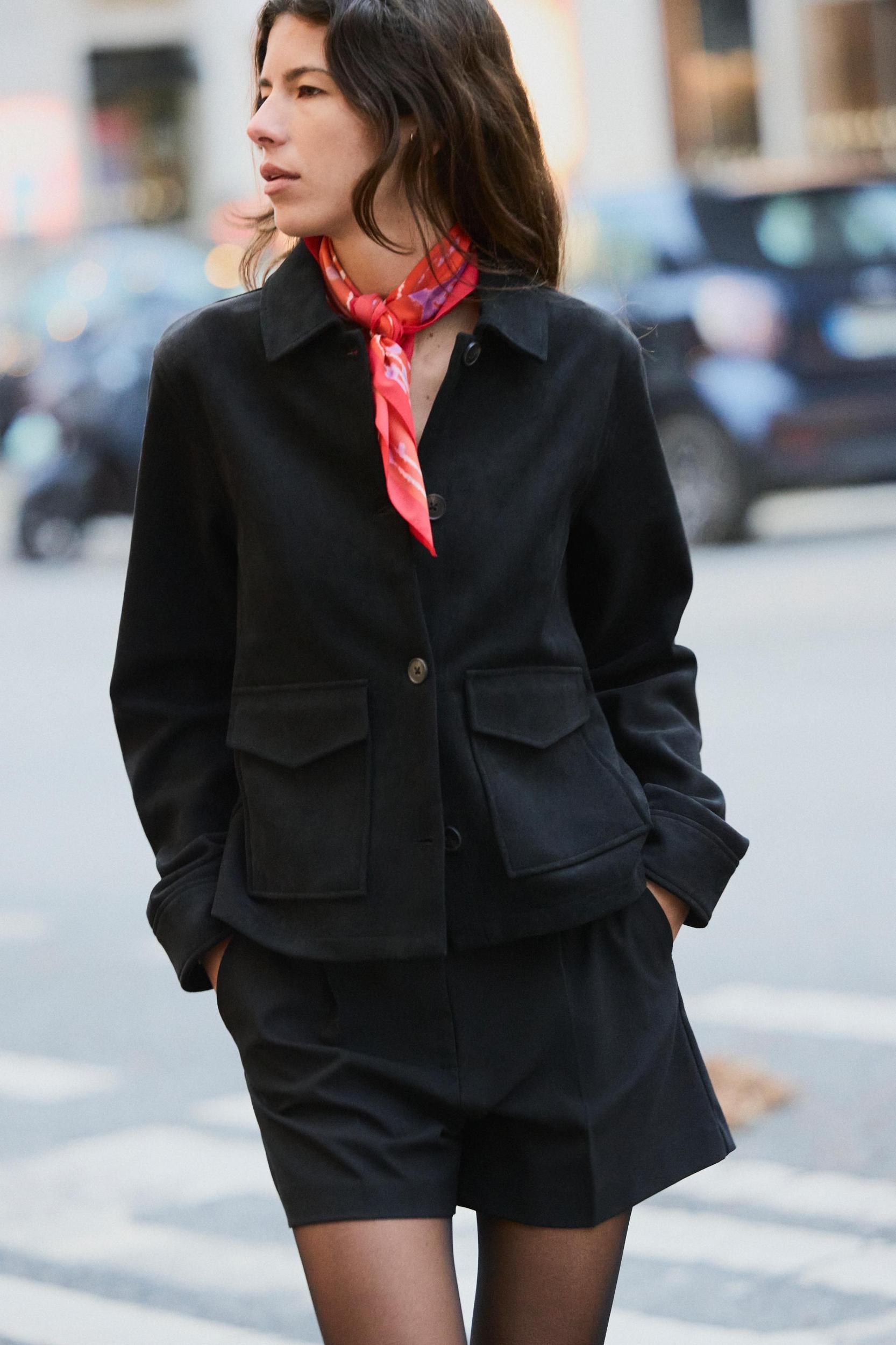 FAUX SUEDE JACKET Product Image