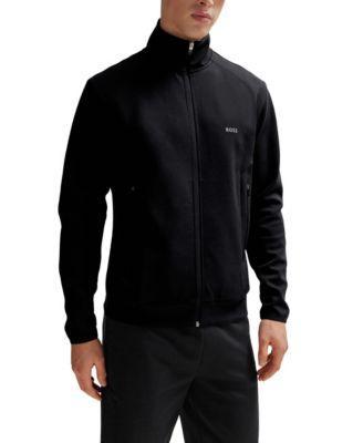 Boss by Hugo Boss Mens Logo Print Zip-Up Sweatshirt Product Image