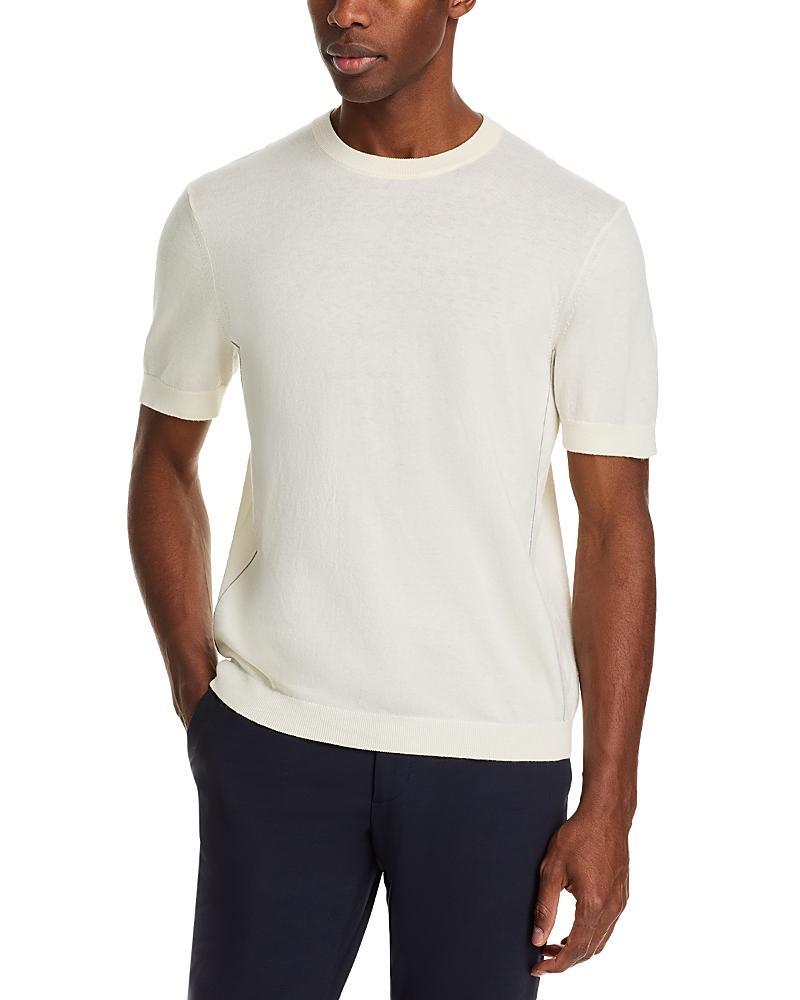 The Mens Store at Bloomingdales Cotton Cashmere Short Sleeve Sweater Tee - Exclusive Product Image