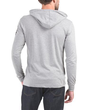 Skate Hooded T-Shirt for Men | Polyester/Cotton Product Image