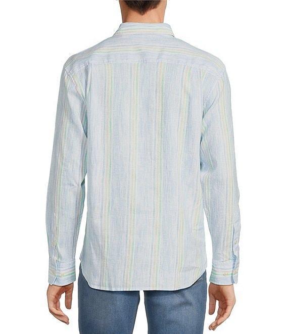 Tommy Bahama Barbados Breeze Sea Stripe Long Sleeve Woven Shirt Product Image