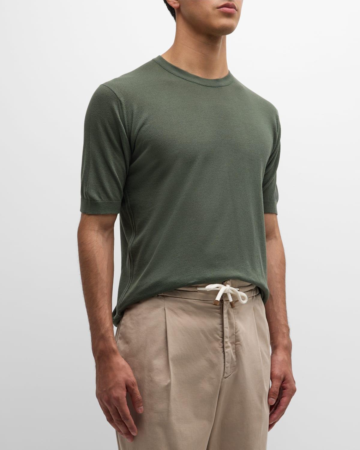 Mens Sea Island Cotton Pique T-Shirt Product Image