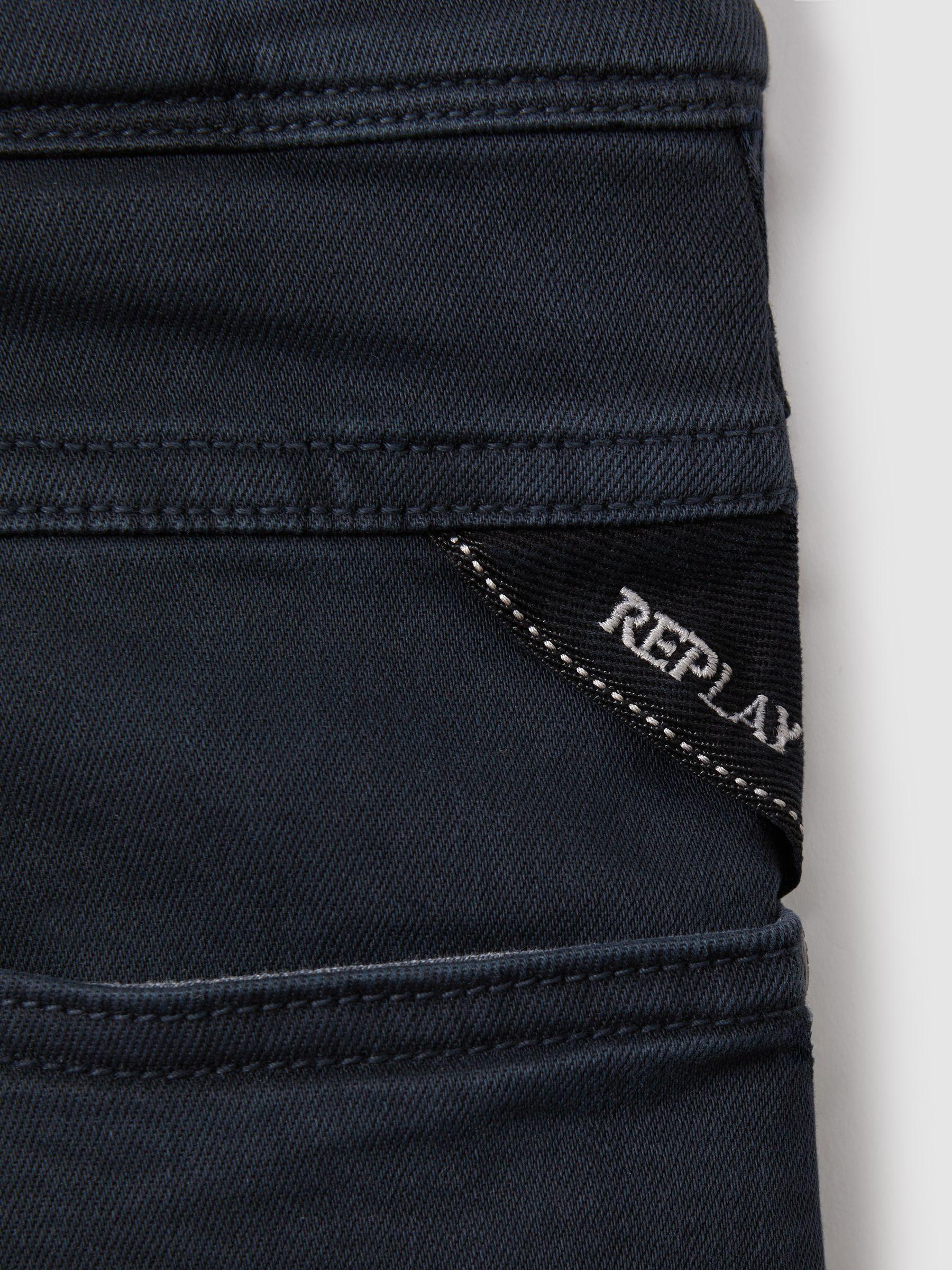 Slim Fit Garment Dyed Jeans in Blue Product Image