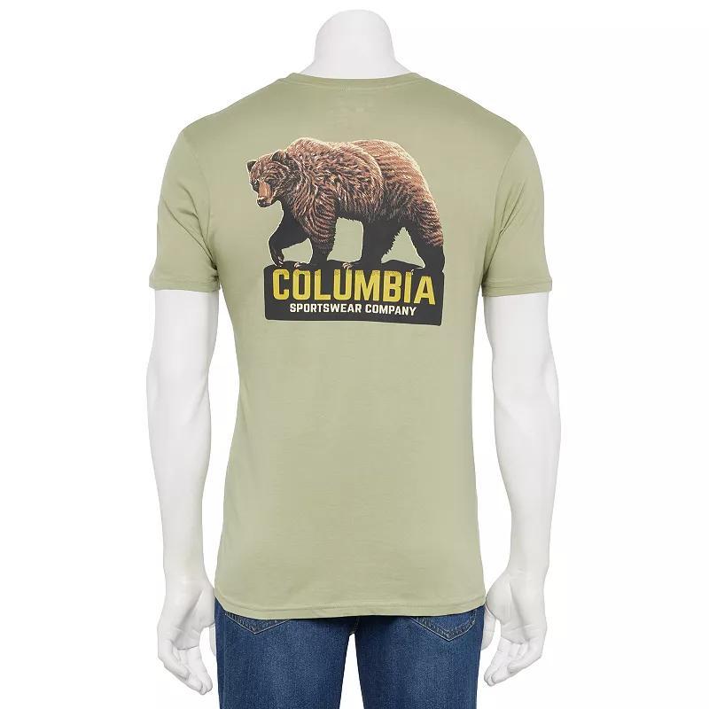 Mens Columbia Short Sleeve Back Graphic Tee Product Image