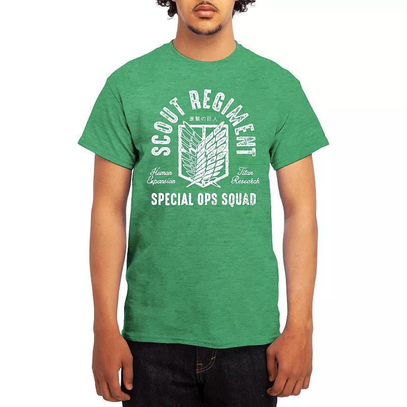 Men's Attack on Titan Special Ops Scouts Graphic Tee, Size: Large, Red Product Image