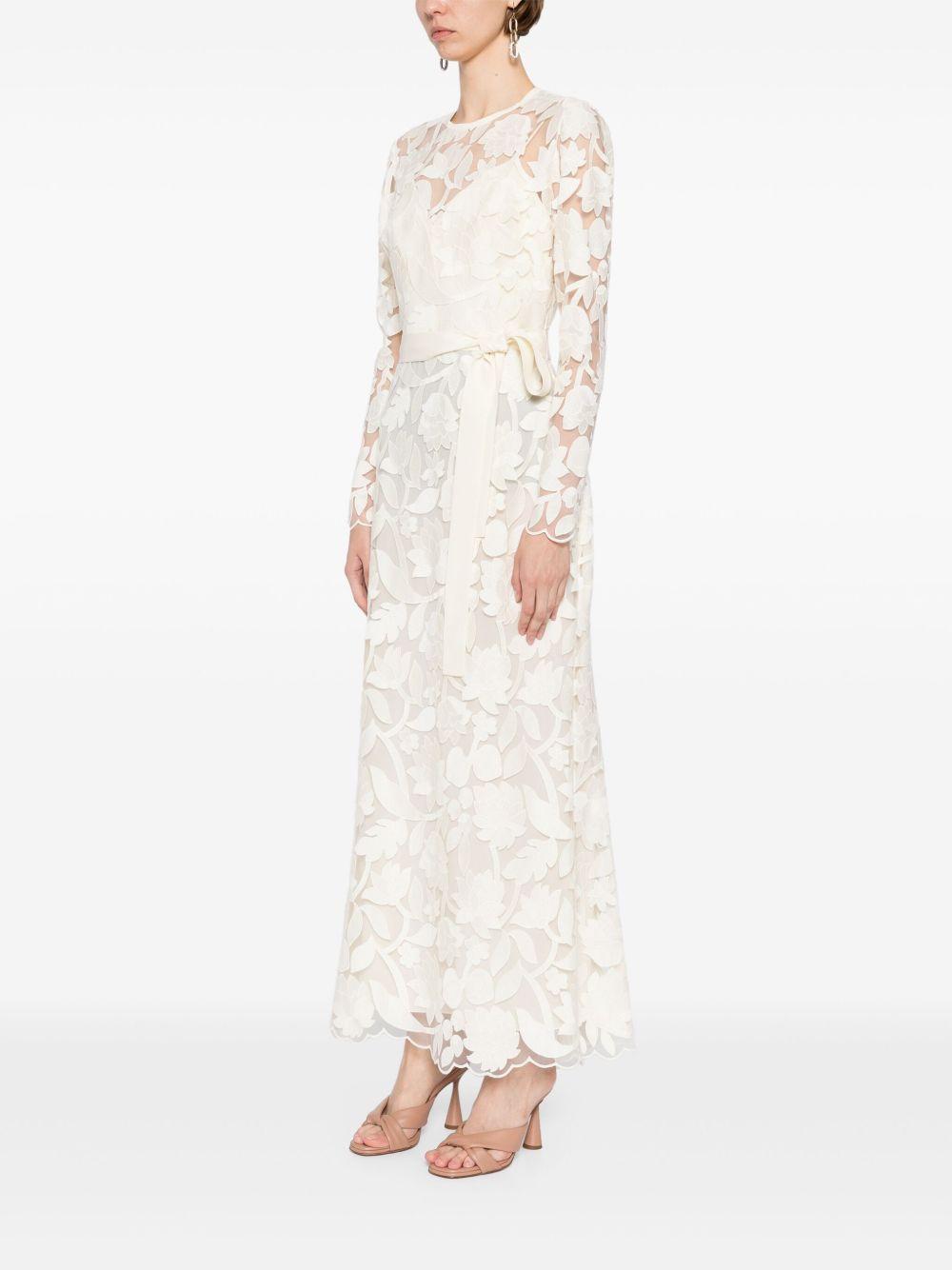 embroidered midi dress Product Image