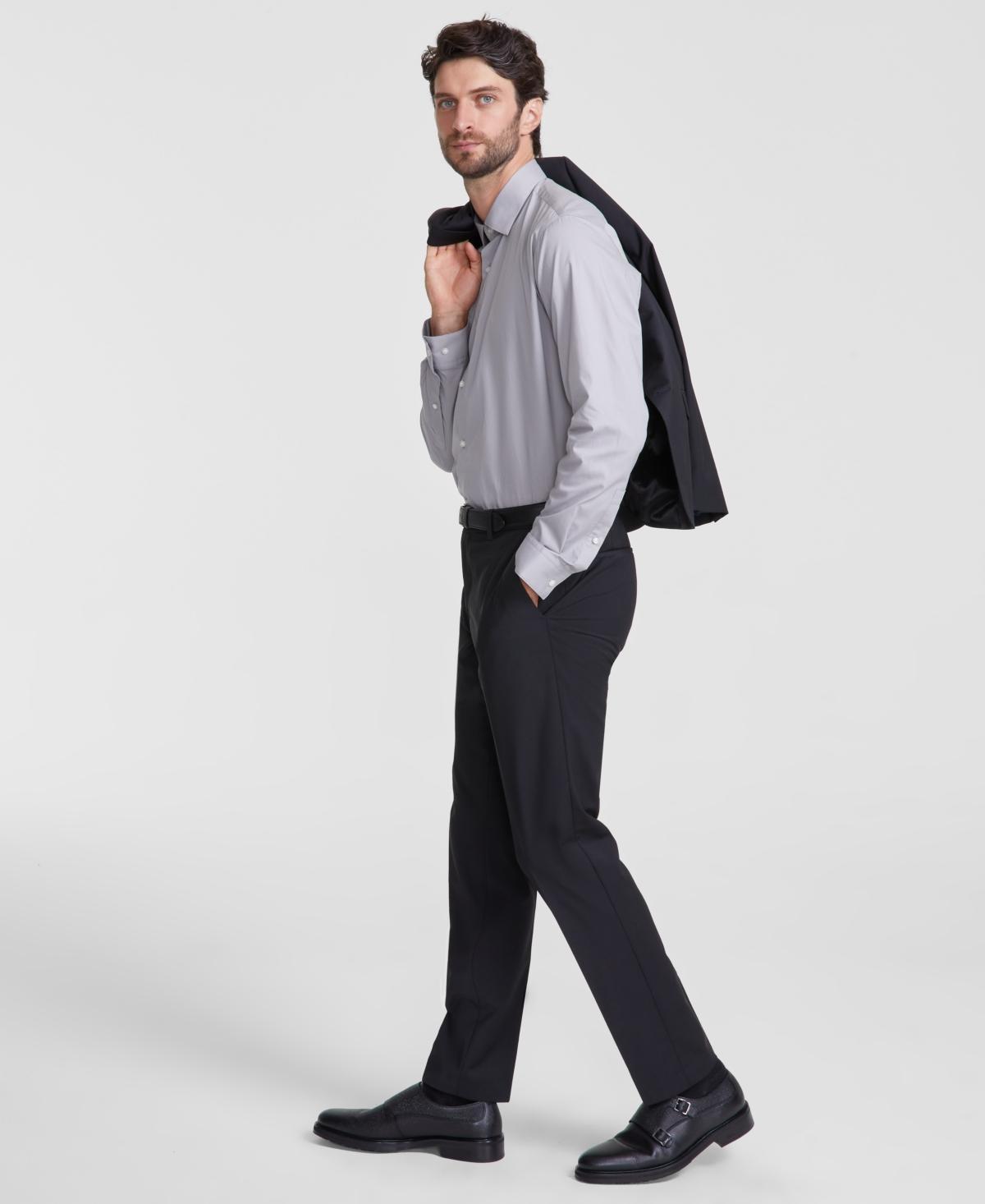 Hugo by Hugo Boss Mens Slim-Fit Superflex Stretch Solid Suit Pants Product Image