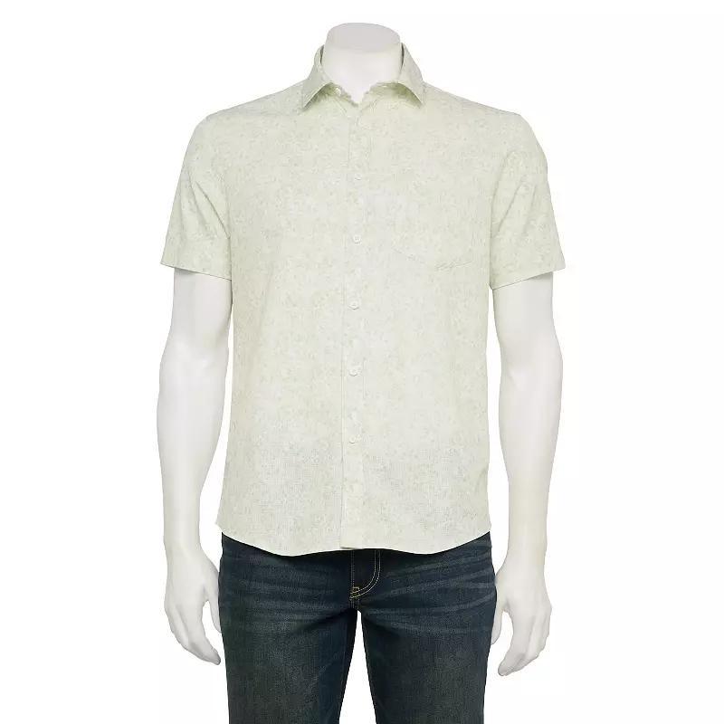 Men's FLX Slim Performance Untucked-Fit Button Down Shirt,  Product Image