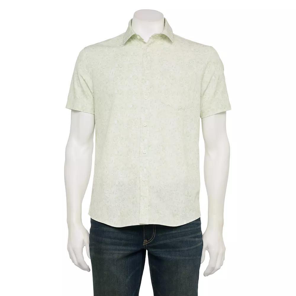 Men's FLX Slim Performance Untucked-Fit Button Down Shirt,  Product Image