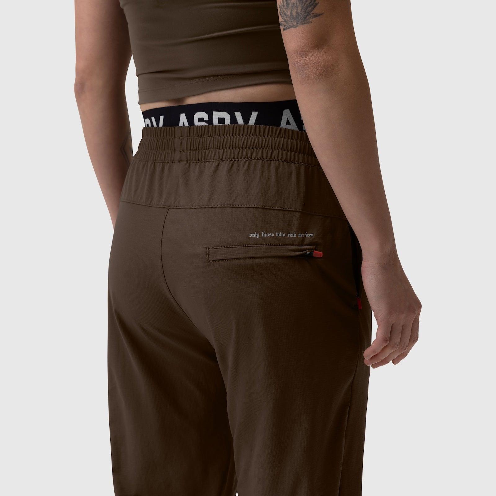 W036. Ripstop Relaxed Track Pant - Dark Earth Product Image