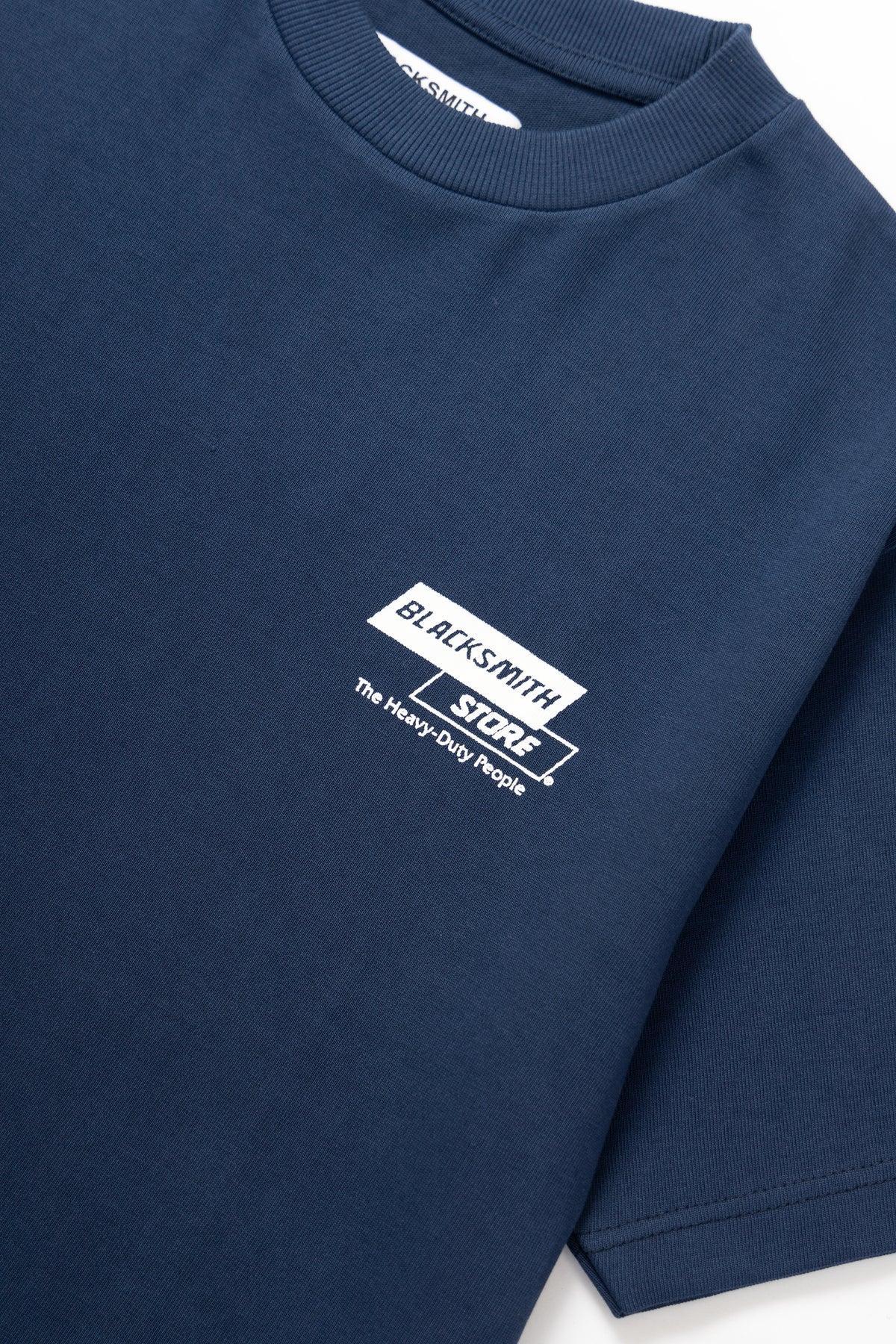 Blacksmith - Heavy Duty People Tee - Navy Product Image