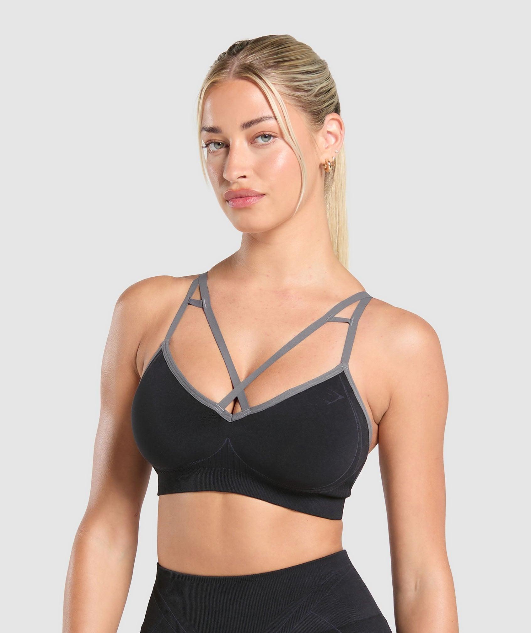 Apex Contrast Sports Bra Product Image