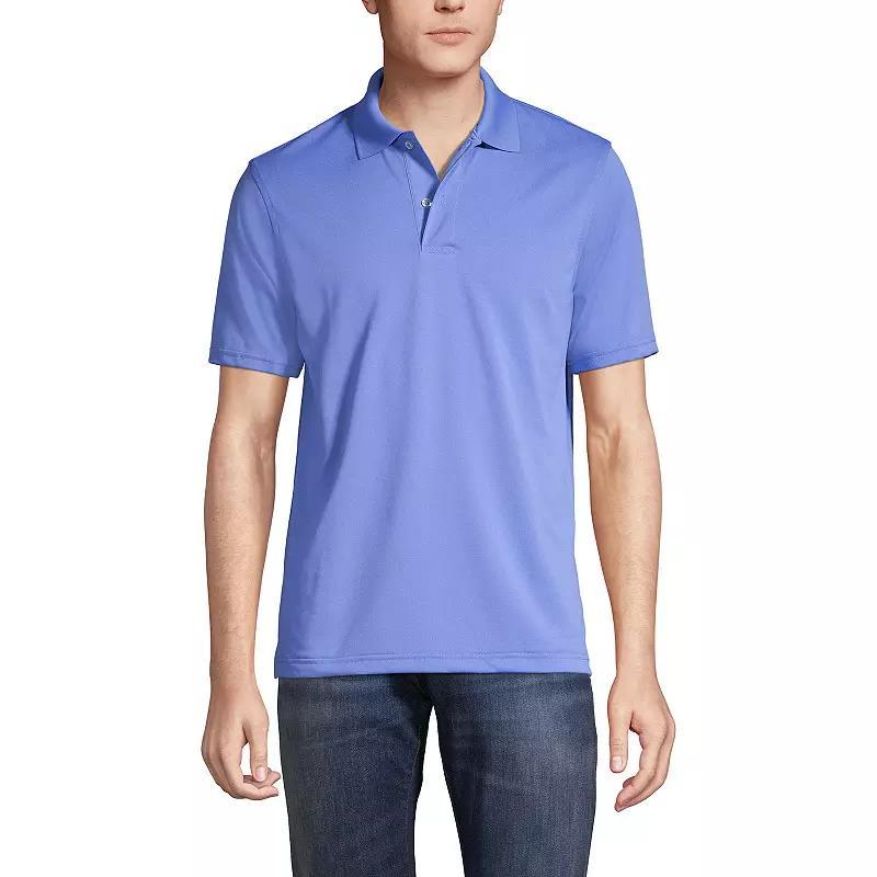Men's Lands' End Short Sleeve Quick-Dry Stain-Release Polo Shirt,  Product Image