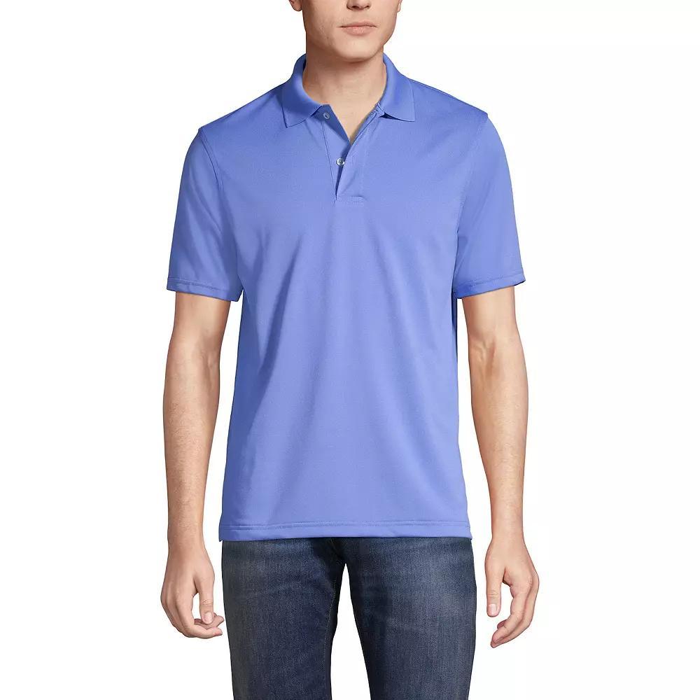 Men's Lands' End Short Sleeve Quick-Dry Stain-Release Polo Shirt,  Product Image