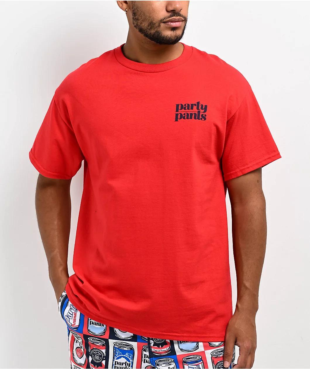 Party Pants Free Birdie Red T-Shirt Product Image