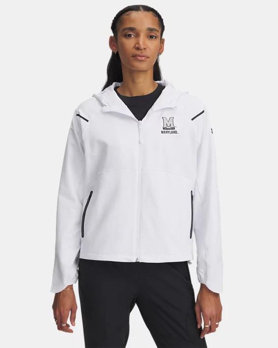 Womens UA Unstoppable Collegiate Hooded Jacket Product Image