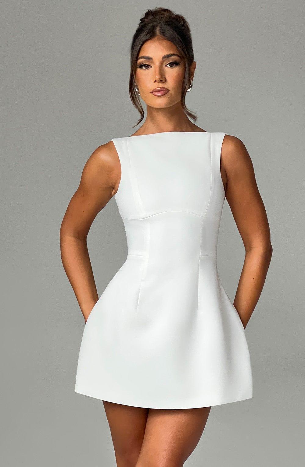 Alana Mini Dress - Ivory Product Image