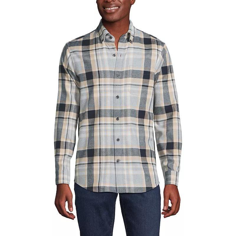 Men's Lands' End Traditional-Fit Flagship Flannel Shirt,  Product Image
