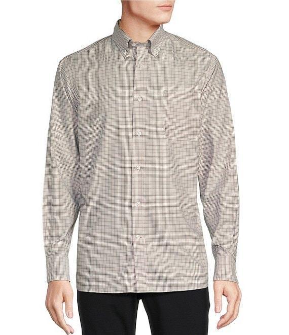 Daniel Cremieux Signature Label Non-Iron Grid Plaid Long Sleeve Woven Shirt Product Image
