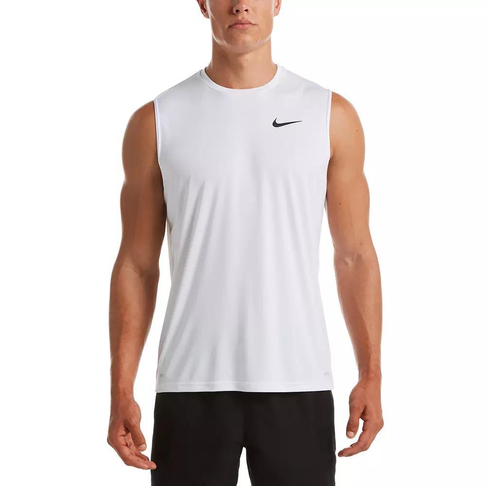 Men's Nike Dri-FIT UPF 40+ Essential Sleeveless Hydroguard Swim Tee, Size: XXL, University Blue Product Image